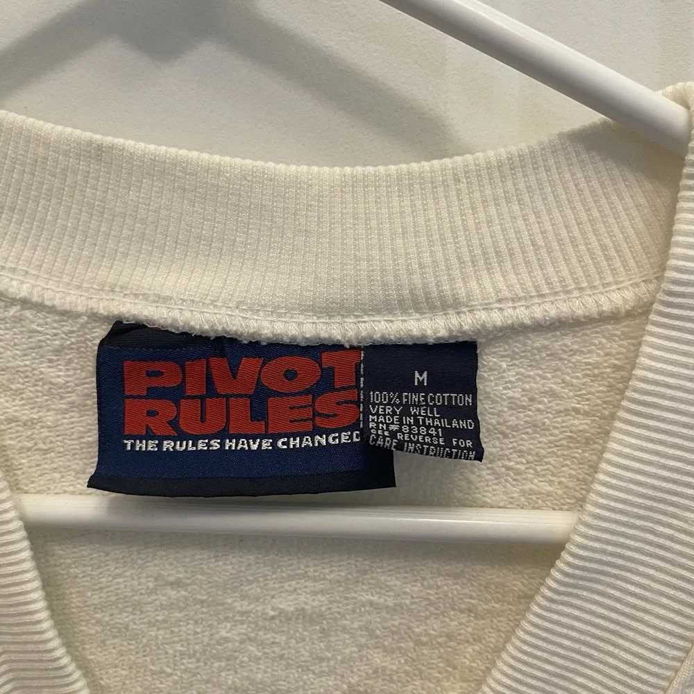 Pivot Rules V-neck Vest Golfer Embroidered Vintage‎ Men's Medium Sweatshirt